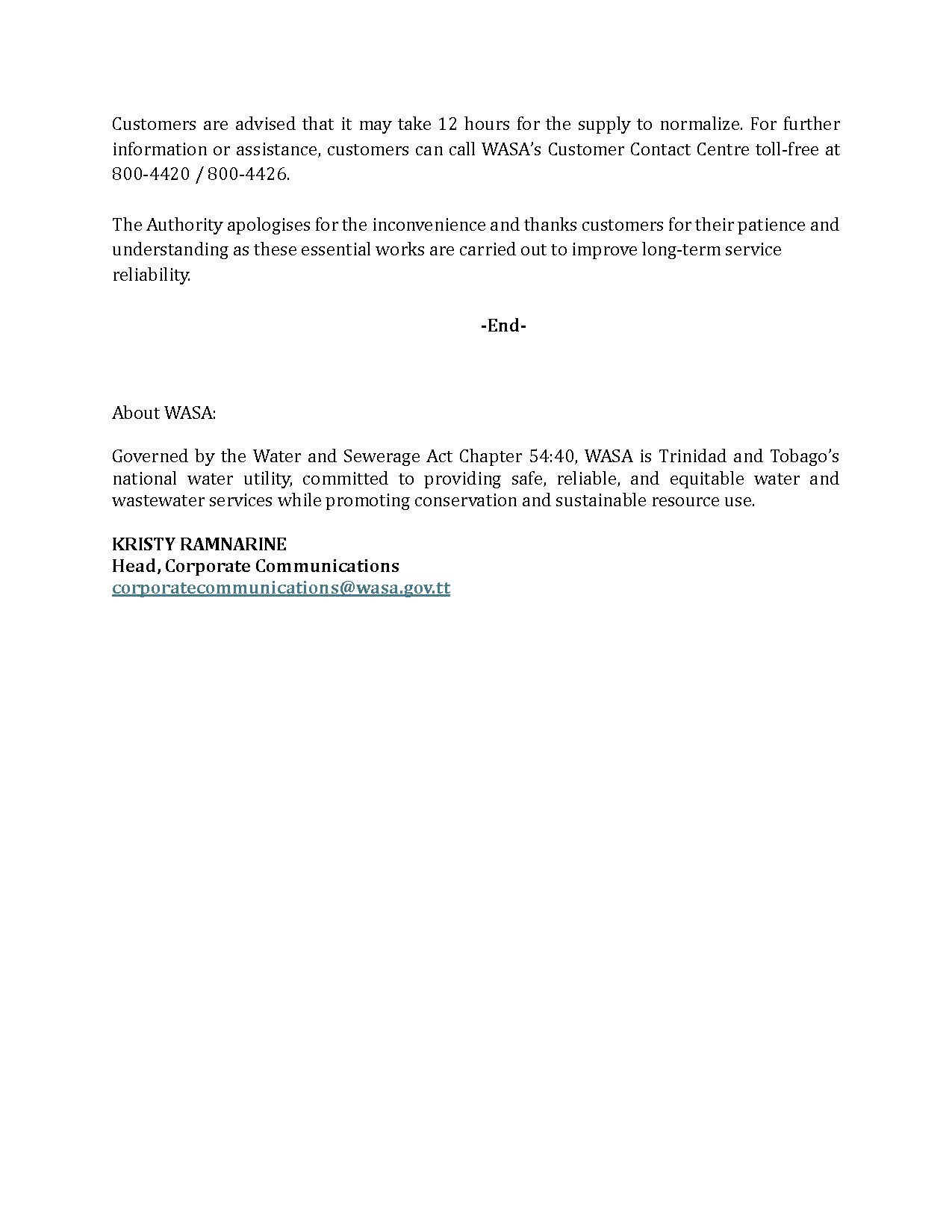 Invitation to Tobago Public Consultation